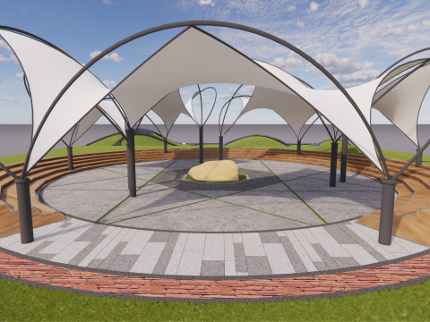 Tensile Structures Collection -A5 3D Model