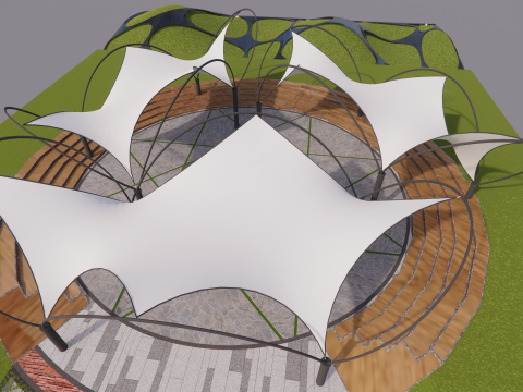 Tensile Structures Collection -A5 3D Model