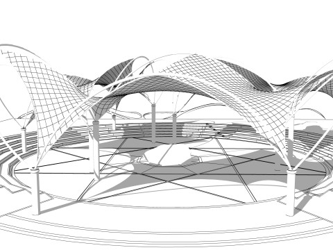 Tensile Structures Collection -A5 3D Model