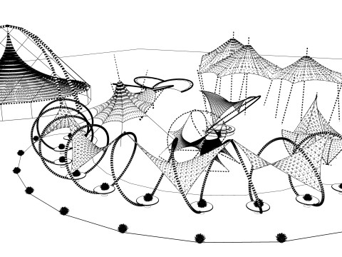 Tensile Structures Collection -A5 3D Model
