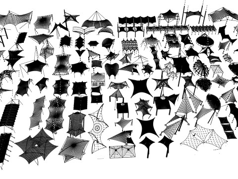 Tensile Structures Collection -A6 3Dモデル