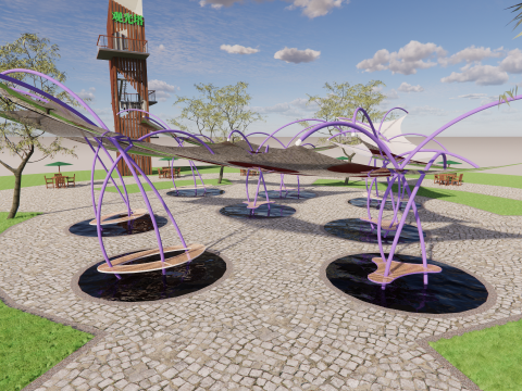 Tensile Structures Collection -A7 3D Model