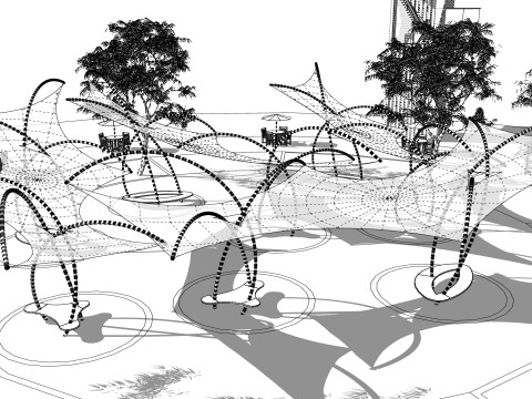 Tensile Structures Collection -A7 3D Model