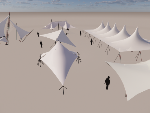 Tensile Structures Collection -A8 Model 3D