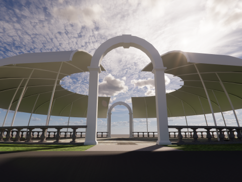 Tensile Structures Collection -A9 3D Model