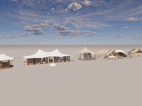 Tensile Structures Collection -A10 3D Model