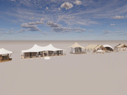 Tensile Structures Collection -A10 3D Model