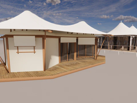 Tensile Structures Collection -A10 3D Model