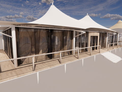Tensile Structures Collection -A10 3D Model