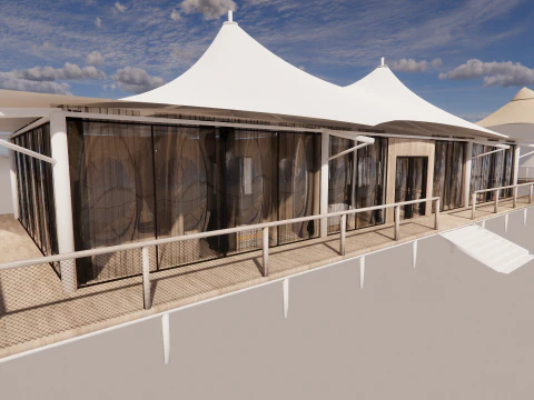 Tensile Structures Collection -A10 3D Model