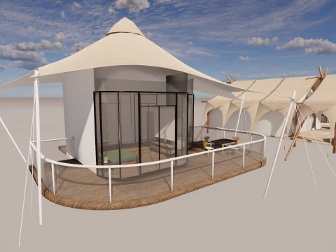 Tensile Structures Collection -A10 3D Model