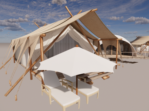 Tensile Structures Collection -A10 3D Model