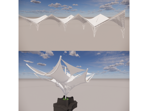 Tensile Structures Collection -A11 3D Model