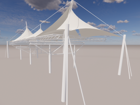 Tensile Structures Collection -A11 3D Model