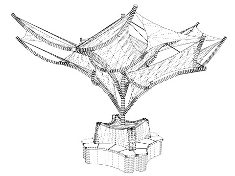 Tensile Structures Collection -A11 3D Model