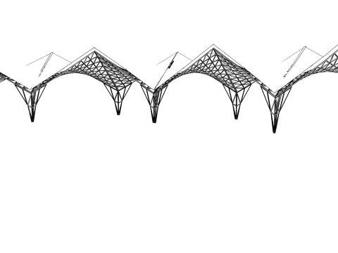 Tensile Structures Collection -A11 3D Model