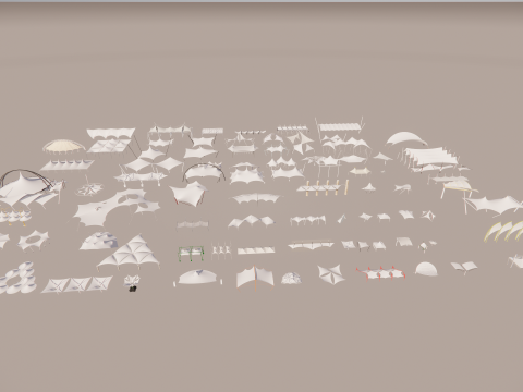 Tensile Structures Collection -A12 3D Model