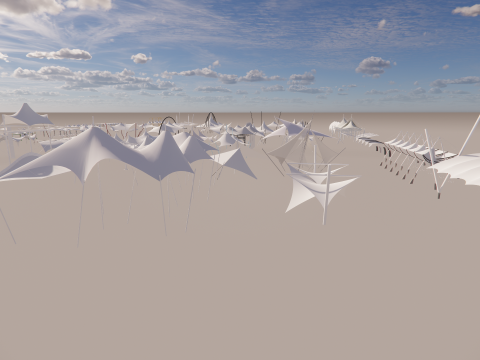 Tensile Structures Collection -A12 3D Model