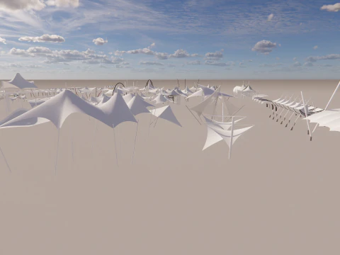 Tensile Structures Collection -A12 3D Model