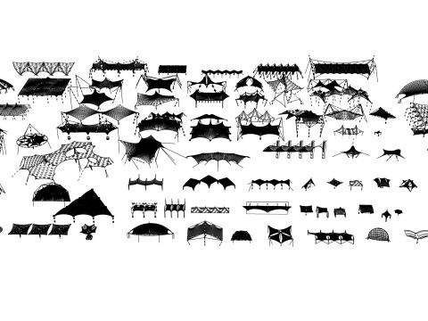 Tensile Structures Collection -A12 3D Model