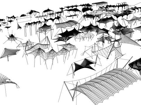 Tensile Structures Collection -A12 3D Model