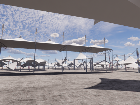 Tensile Structures Collection -A13 3D Model