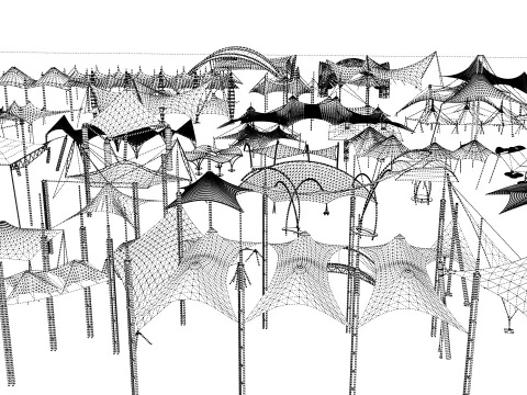 Tensile Structures Collection -A13 3D Model