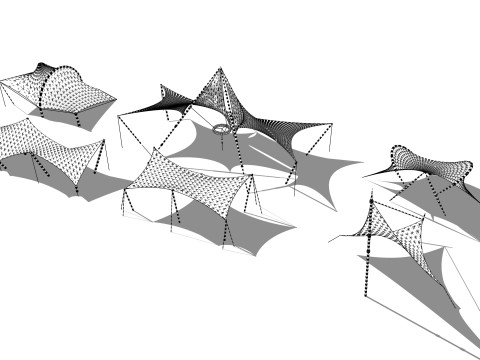 Tensile Structures Collection -A14 3D Model