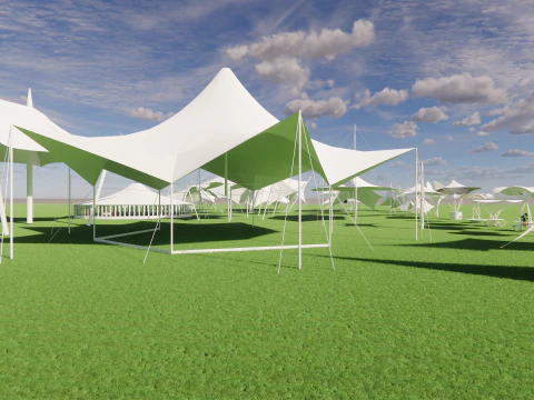 Tensile Structures Collection -A15 3D Model