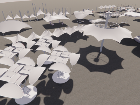 Tensile Structures Collection -A17 3D 模型