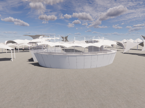 Tensile Structures Collection -A17 3D 模型