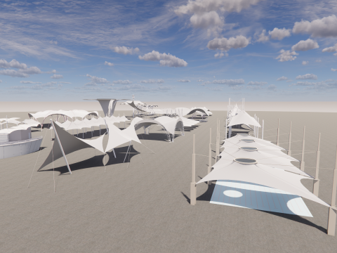 Tensile Structures Collection -A17 3D 模型