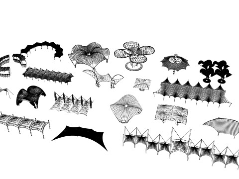 Tensile Structures Collection -A17 3D 模型