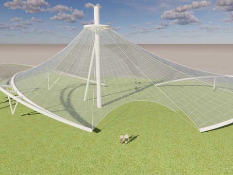 Tensile Structures Collection -A18 3D Model
