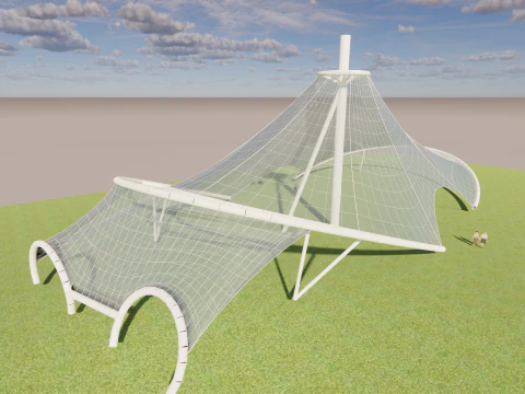 Tensile Structures Collection -A18 3D Model