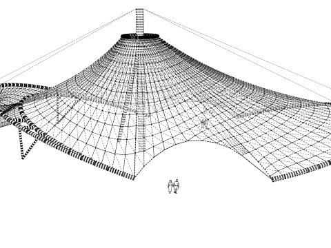 Tensile Structures Collection -A18 3D Model