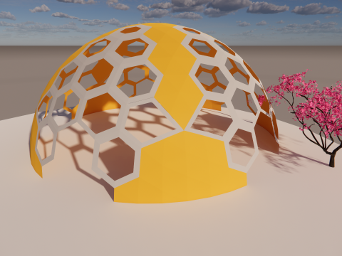 Goedesic Dome Design -A1 3D 모델
