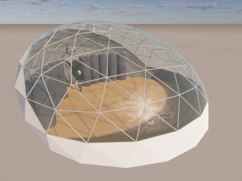 Goedesic Dome Design -A1 3D 모델