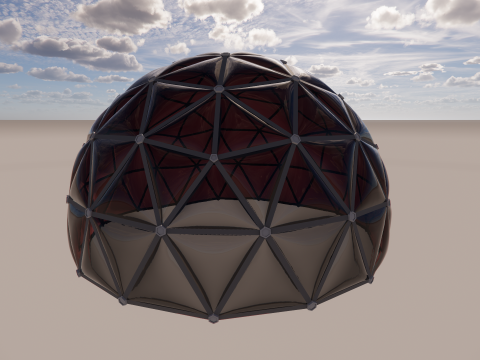 Goedesic Dome Design -A1 3D 모델