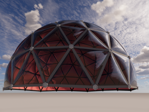 Goedesic Dome Design -A1 3D 모델
