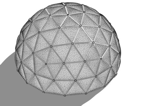 Goedesic Dome Design -A1 3D 모델