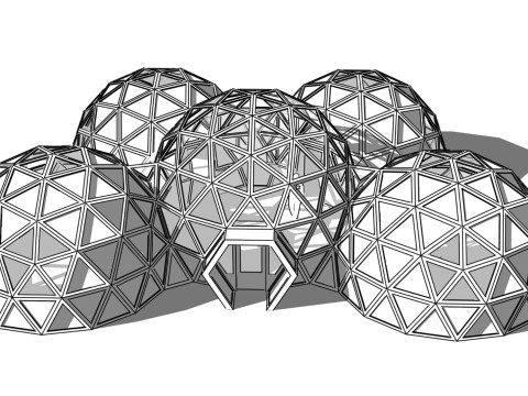 Goedesic Dome Design -A1 3D 모델