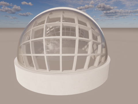 Goedesic Dome Design -A2 3D Модель