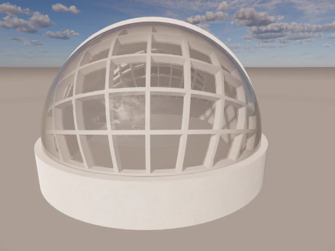 Goedesic Dome Design -A2 3D Model