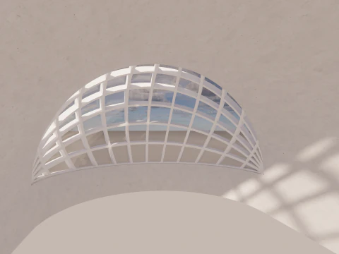 Goedesic Dome Design -A2 3D Model