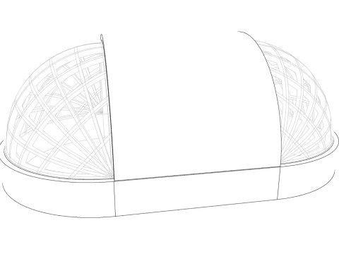 Goedesic Dome Design -A2 3D Модель