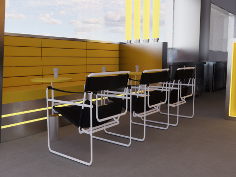 Fast Food Restaurant -A1 3D Model
