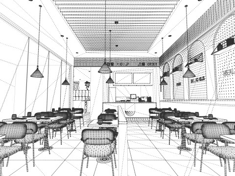 Fast Food Restaurant -A3 3D Модель