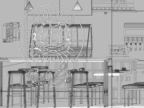 Fast Food Restaurant -A4 3D Model