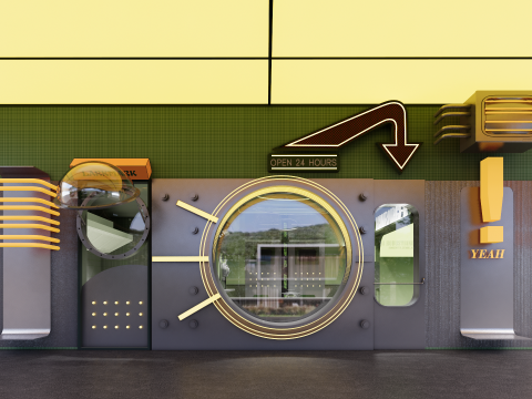Fast Food Restaurant -A5 3D 모델